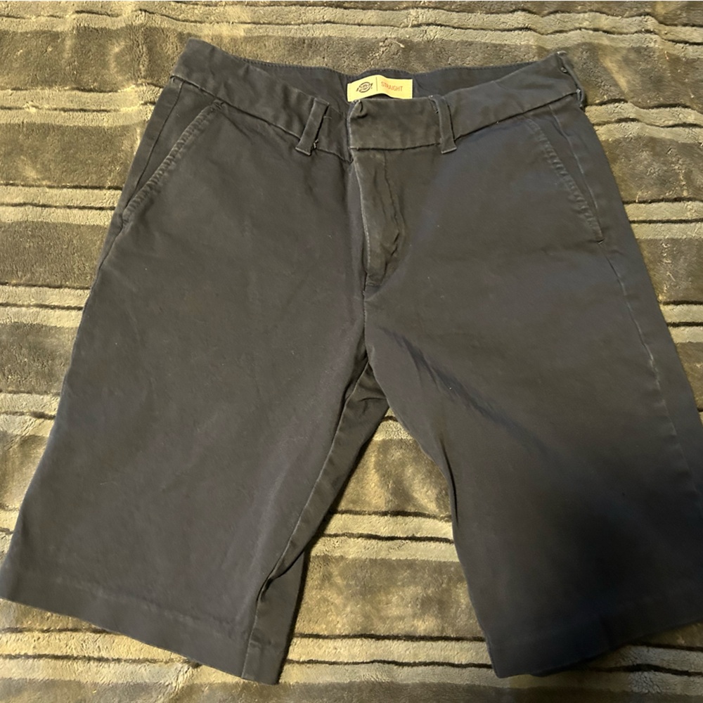 Dickies Womens Dark Gray Chino Shorts